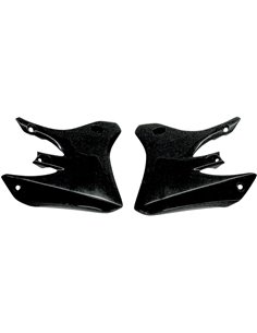 Tampas do radiador Yamaha Wr250-450F pretas Ya03867-001 UFO-Plast