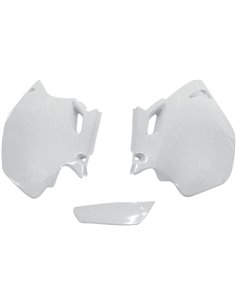 Tampas laterais Yamaha Wr250-450F brancas Ya03866-046 UFO-Plast