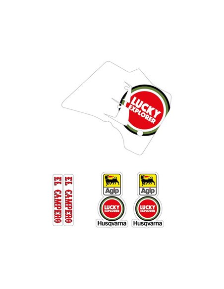 Kit adhesivos TECNOSEL Replica Team CH Racing Husqvarna 1993 26V00