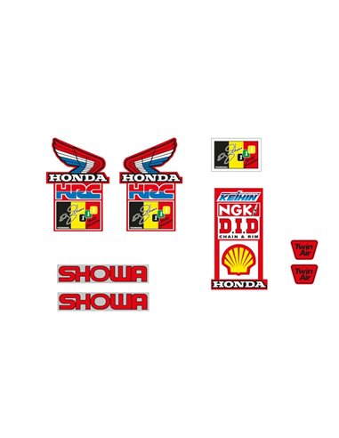Kit adhesivos TECNOSEL Team Honda 1988 21V08