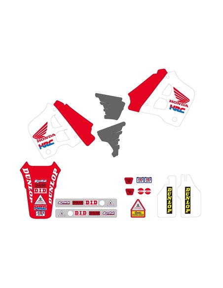 Kit adhesivos completo TECNOSEL Team Honda USA 1991 81V01