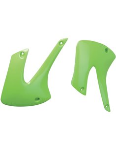 Caches radiateurs Kawasaki Kx85 Kx-green Ka03717-026 UFO-Plast