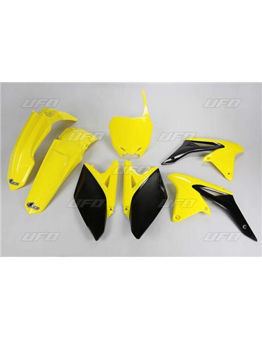 Kit de Plástica UFO OEM Color Yellow / Negro Suzuki RM-Z250 SUKIT411@999