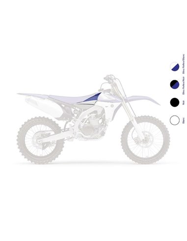 UFO Radiator Connection White Yamaha YZ450F YA04827046