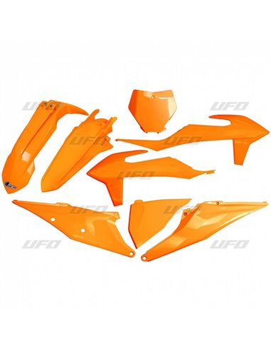 Kit plástica completo UFO KTM fluor naranja KTKIT522FFLU KTKIT522@FFLU