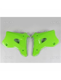 UFO Radiator Covers Green Kawasaki KX125/250 KA02768026