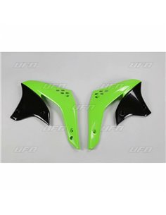 Plásticos laterales de radiador UFO Kawasaki verde KA03784-026 KA03784-026