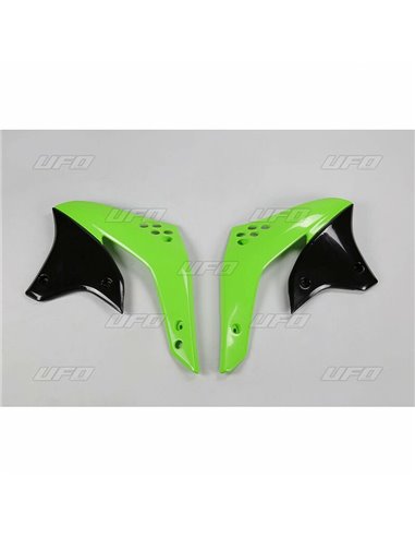 Plásticos laterales de radiador UFO Kawasaki verde KA03784-026 KA03784-026