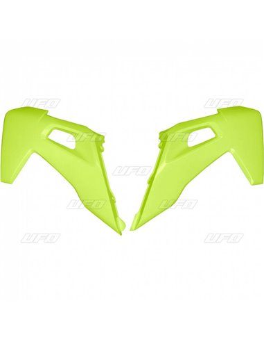 Plásticos laterales de radiador UFO amarillo neon HU03390DFLU