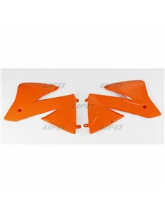 Plásticos laterales de radiador UFO KTM naranja KT03066-127 KT03066127