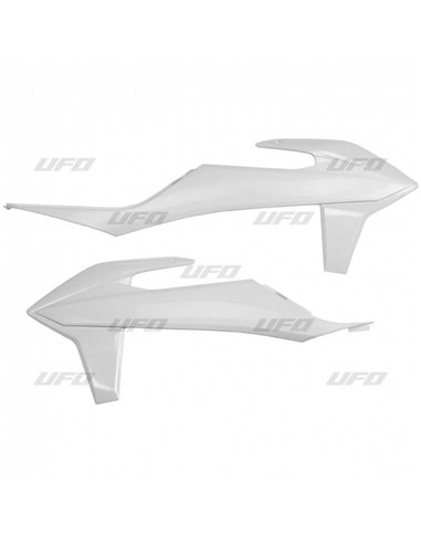 Plásticos laterales de radiador UFO blanco KTM SX/SX-F KT04092047