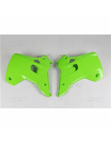 Tapas de radiador UFO Verde Kawasaki KX125 / 250 KA02744026