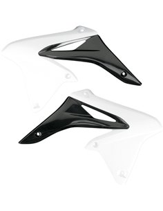 Radiator covers Suzuki Rmz250 white-black Su04928-041 UFO-Plast