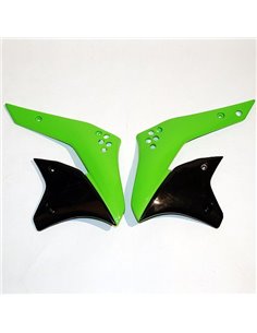 Tapas radiador Kawasaki Kxf250 negro-Kx-verde Ka03783-026 UFO-Plast