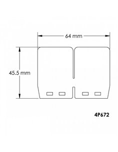 Láminas para caja de láminas KTM/HUSQVARNA V-Force 4R 4P672H