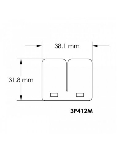 Láminas  de carbono para caja de láminas V-Force 3R 3P412M