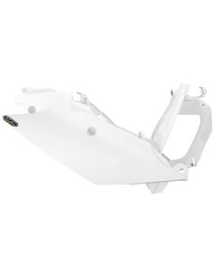 Tapes laterals W-Airbox Cover Ktm Sx-Sx-F-Exc blanc Kt04023E-047 UFO-Plast