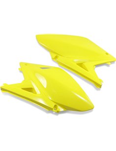 Rear side covers UFO-Plast Suzuki yellow SU04929-102