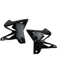Bouchons de radiateur Restyle Yamaha Yz125-250 noir Ya04834-001 UFO-Plast