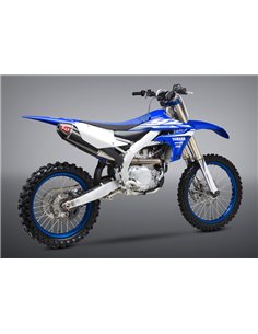 Linea completa escape Yoshimura RS-4 Signature titanio silencioso carbono/tapa carbono Yamaha YZ450F 234821D220