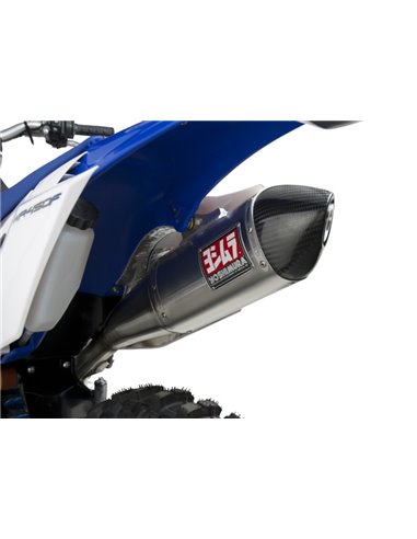 Linea completa escape Yoshimura RS-4, acero inox, Silencioso aluminio y tapa carbono, Yamaha WR450F 234700D320
