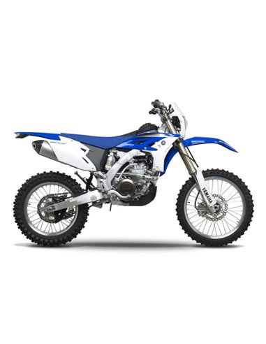 Linea completa escape Yoshimura RS-4, acero inox, Silencioso aluminio y tapa carbono, Yamaha WR450F 234700D320