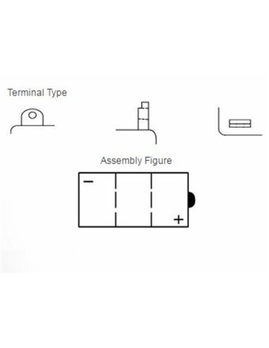 Batería YUASA 6N11A-1B Dry charged (sin electrolito) 6N11A-1B