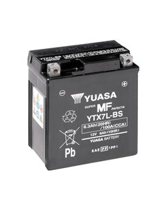 Batería YUASA YTX7L-BS Combipack (con electrolito) YTX7L-BS