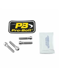Kit tornillo eje de rueda delantera en acero inoxidable PRO BOLT SSFAPINCH20