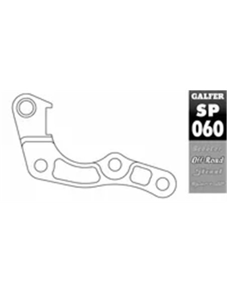 Soporte reubicación de pinza de freno GALFER SP060