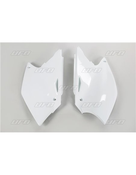 Tampas laterais Suzuki Rmz250 branco Su03932-041 UFO-Plast