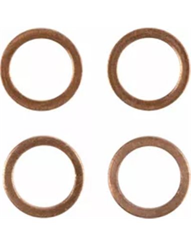 Latiguillo de freno trenzado en acero inox. MOOSE RACING H02-2-043/P-CL