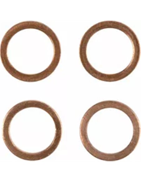 Latiguillo de freno trenzado en acero inox. MOOSE RACING H02-2-043/P-CL