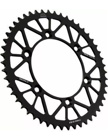 Corona en aluminio RaceLite JT SPROCKETS JTA808.50BLK