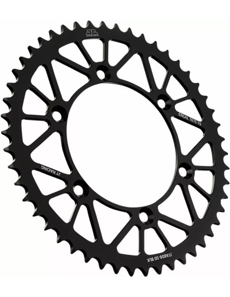 Corona en aluminio RaceLite JT SPROCKETS JTA808.50BLK