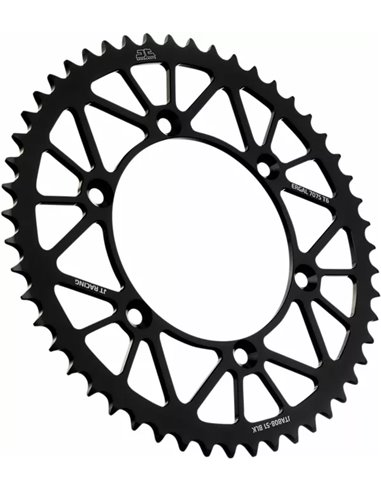 Corona en aluminio RaceLite JT SPROCKETS JTA808.51BLK