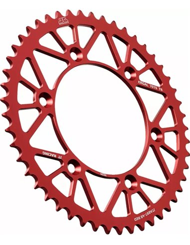 Coronas de aluminio JT SPROCKETS JTA897.49RED