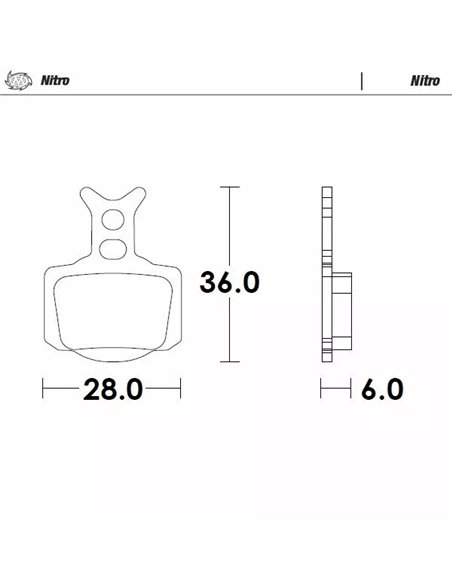 Pastillas de freno Nitro MOTO-MASTER 82821