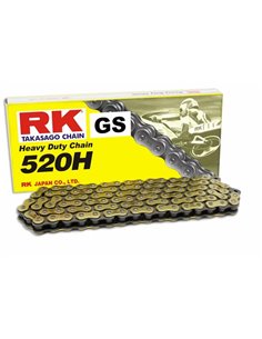 Cadena de transmisión 520H Heavy-Duty RK GS520H-116-CL