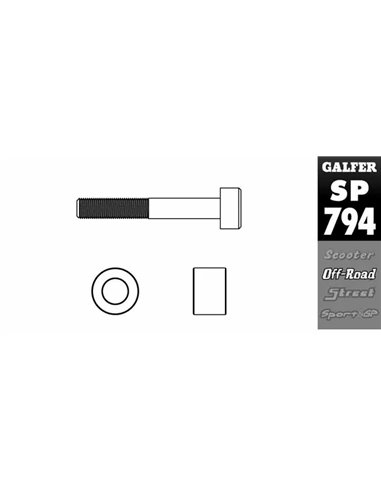 Soporte reubicación de pinza de freno GALFER SP794