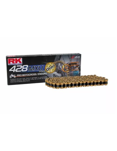 Cadena de transmisión 428 MXU RK GB428MXU-124-CL