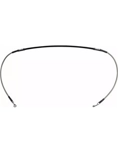 Latiguillo de freno trenzado en acero inox. MOOSE OFFROAD 1 Y01-1-072/P-CL