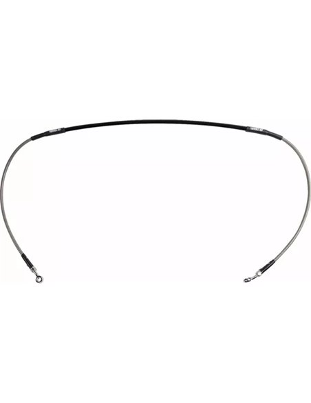 Latiguillo de freno trenzado en acero inox. MOOSE OFFROAD 1 Y01-1-072/P-CL