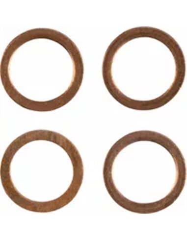 Latiguillo de freno trenzado en acero inox. MOOSE OFFROAD K01-2-019/P-CL