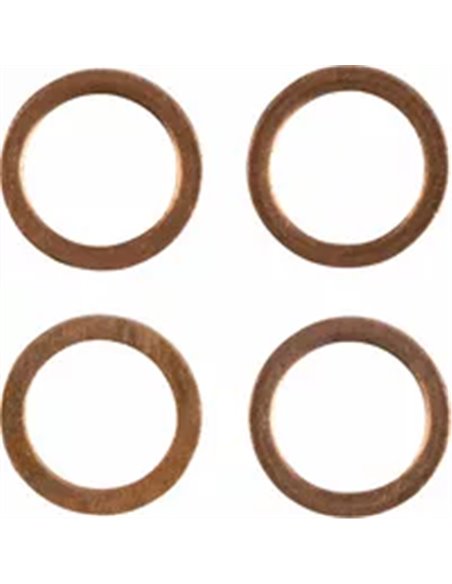 Latiguillo de freno trenzado en acero inox. MOOSE OFFROAD K01-2-019/P-CL