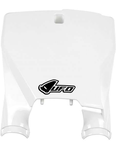 Tapa frontal porta-número Stadium Husqvarna Te-Fe blanco Hu03373-041 UFO-Plast