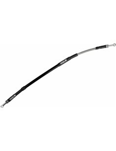 Latiguillo de freno trenzado en acero inox. MOOSE RACING K01-2-025/P-CL