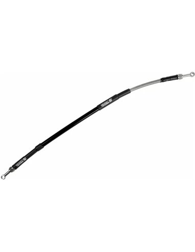 Latiguillo de freno trenzado en acero inox. MOOSE RACING K01-2-025/P-CL