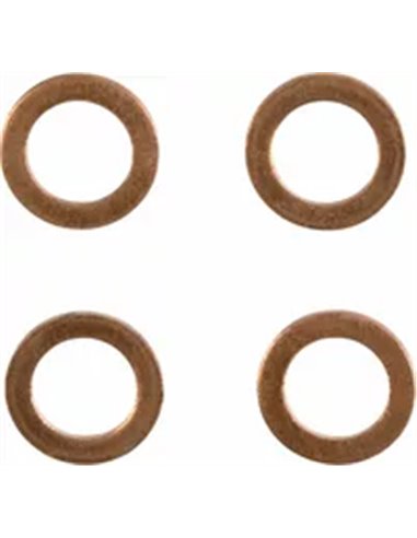 Latiguillo de freno trenzado en acero inox. MOOSE RACING K01-2-025/P-CL