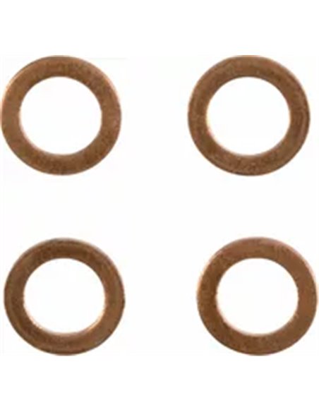 Latiguillo de freno trenzado en acero inox. MOOSE RACING K01-2-025/P-CL